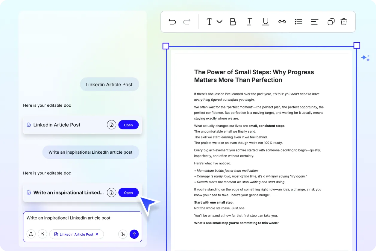 Free AI LinkedIn Article Post Generator, Online LinkedIn Writer Tool